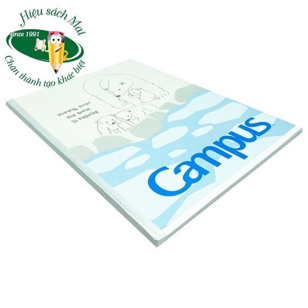 Vở kẻ ngang có chấm Campus ĐL70gsm