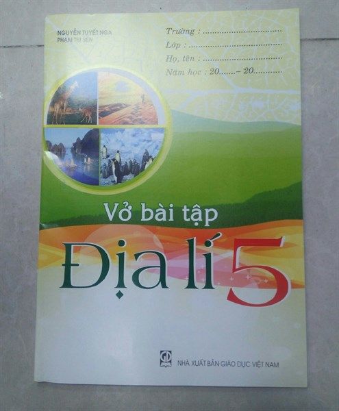Vở bài tập đạ lí 5