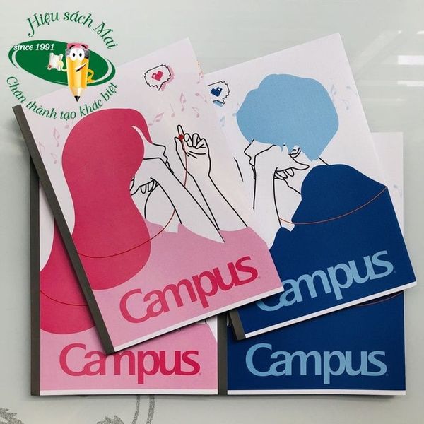 Vở kẻ ngang có chấm Campus ĐL58-65gsm