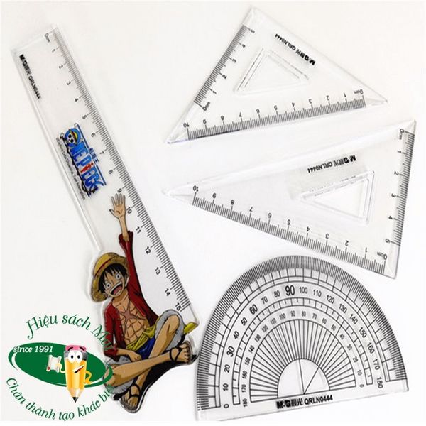 Bộ Dụng Cụ Học Sinh 4 Chi Tiết M&G Qrln0444 Chính Hãng - Có Tại Hiệu Sách Mai