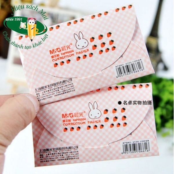 Xoá Dán Hình Quả Dâu Fap90504 Có Tại Hiệu Sách Mai Hãng M&G