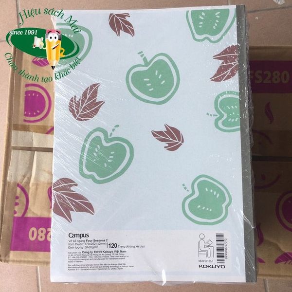 Vở kẻ ngang Campus ĐL58-65gsm