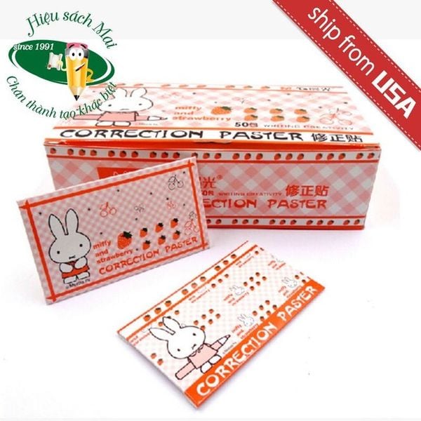 Xoá Dán Hình Quả Dâu Fap90504 Có Tại Hiệu Sách Mai Hãng M&G