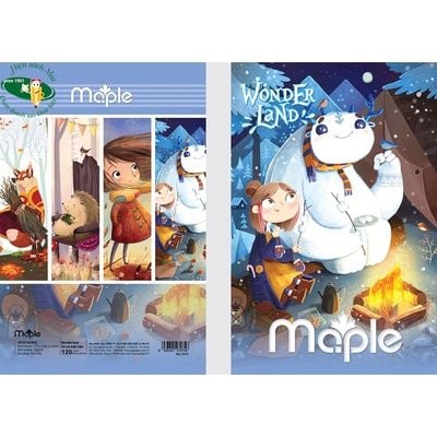 [MAPLE] Vở Kẻ Ngang Maple Định Lượng 70gsm Sản Phẩm Chính Hãng