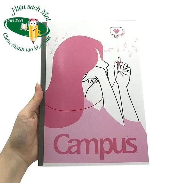 Vở kẻ ngang có chấm Campus ĐL58-65gsm