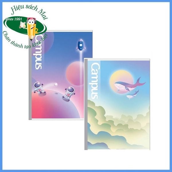 Vở kẻ ngang có chấm Campus ĐL58-65gsm