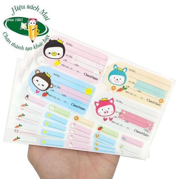 Nhãn vở Classmate