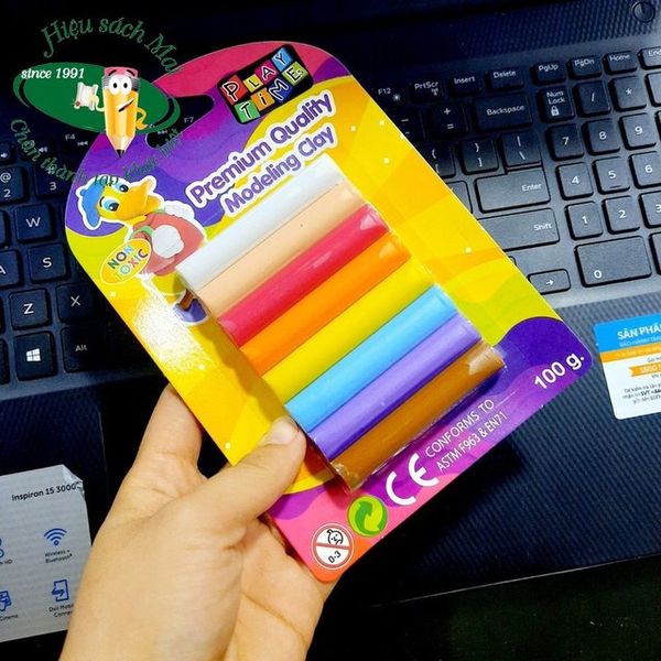 Vỉ đất nặn 8 màu 100g 002-8100 (144)