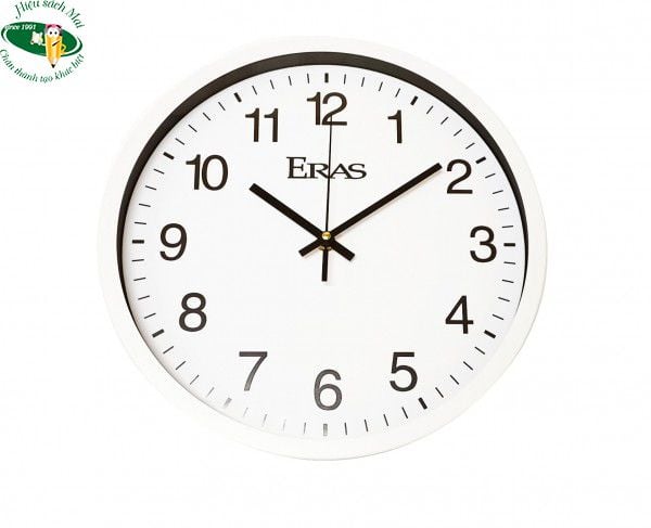 [ERAS] Đồng hồ treo tường, metal, 12 inch ERAS E862 sản phẩm chính hãng