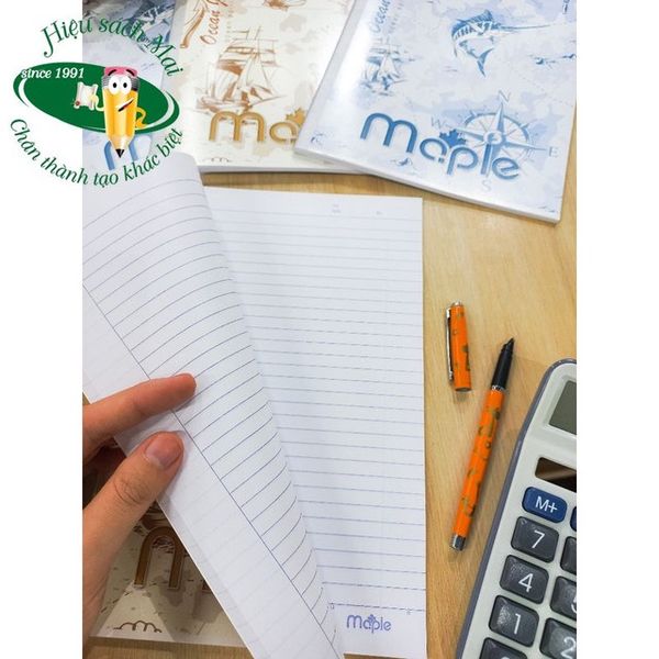 Vở Kẻ Ngang Maple Đl60Gsm Chính Hãng - Có Tại Hiệu Sách Mai