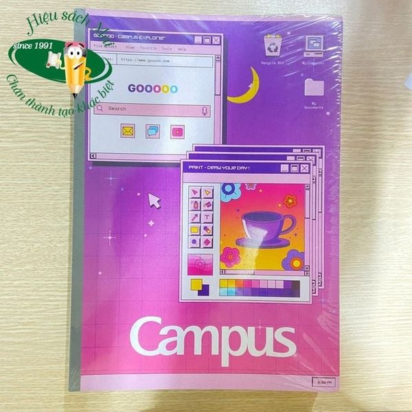 Vở kẻ ngang Campus ĐL58-65gsm