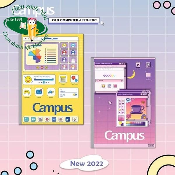 Vở kẻ ngang Campus ĐL58-65gsm