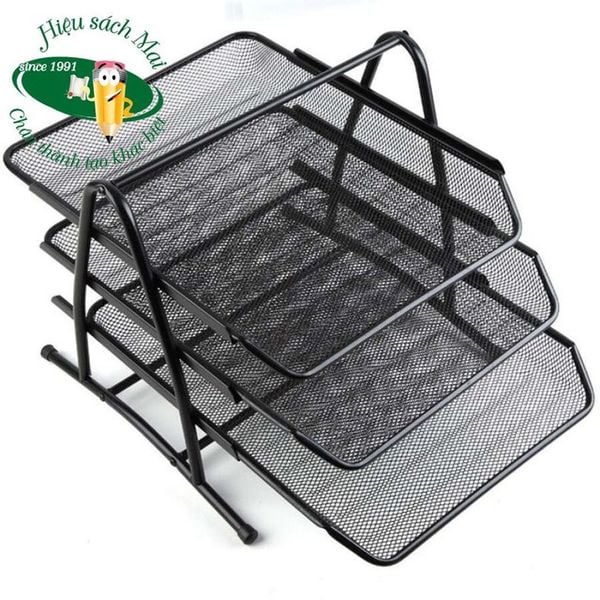 Giá 3 Tầng Kim Loại Comix B2163 Chính Hãng - Có Tại Hiệu Sách Mai