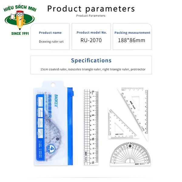 Bộ Eke 4 Chi Tiết Baoke Chính Hãng - Có Tại Hiệu Sách Mai