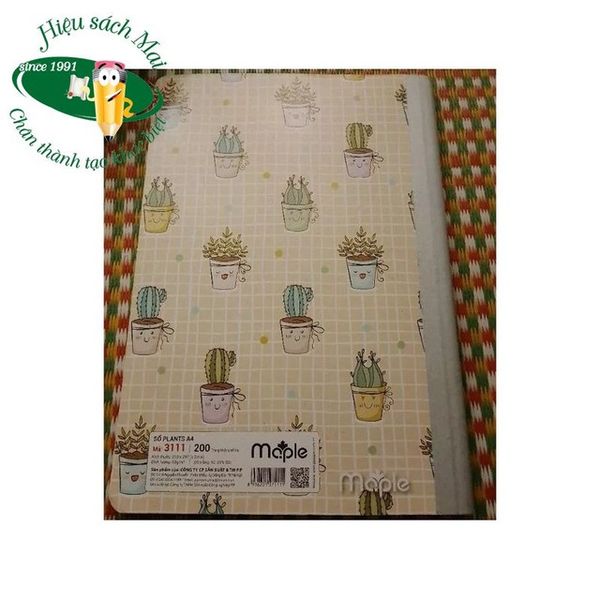 Sổ may gáy A4 Maple