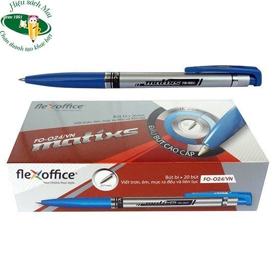 [THIÊN LONG] Bút bi 0.7mm Flexoffice FO-024 (20/1200) sản phẩm chính hãng