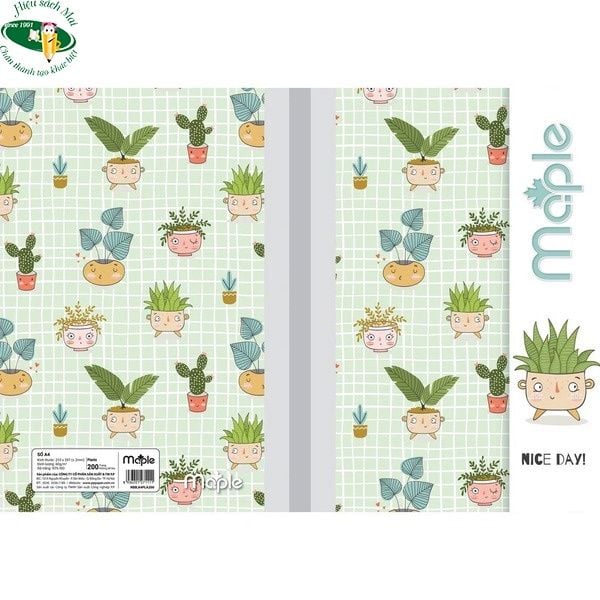 [MAPLE] Sổ May Gáy A4 Maple Sản Phẩm Chính Hãng