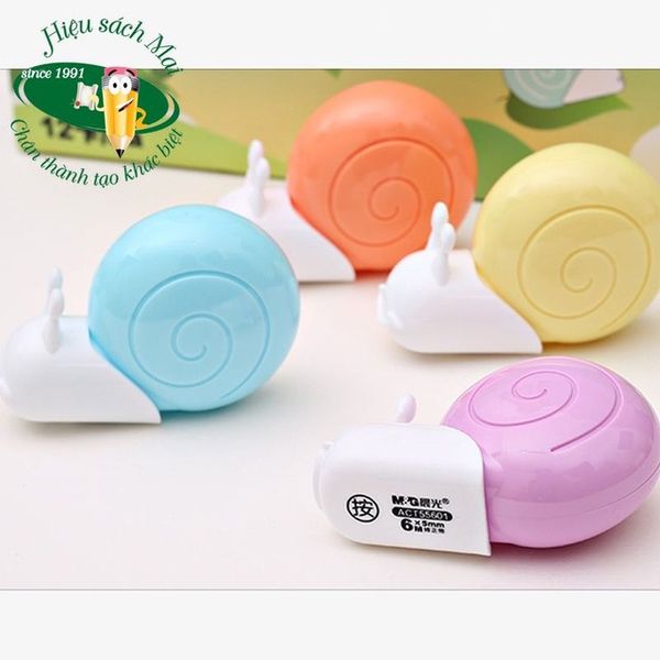 Xóa Kéo 6M Hình Ốc Sên Act55601 Có Tại Hiệu Sách Mai Hãng M&G