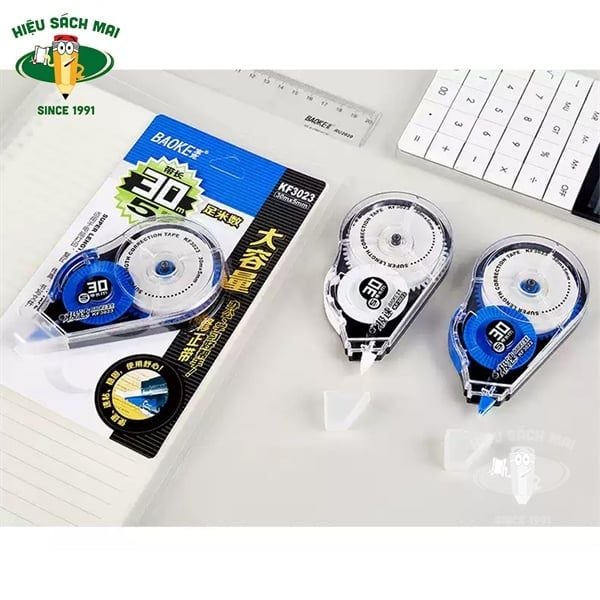 Bút Xóa Bằng 30M Baoke Kf3023 Chính Hãng - Có Tại Hiệu Sách Mai