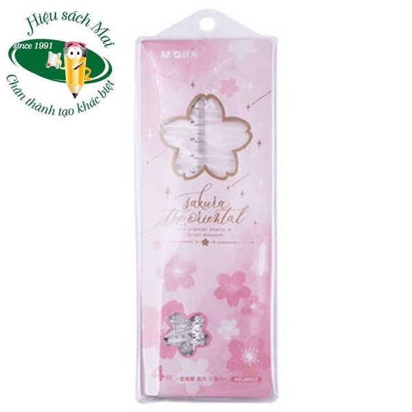 Arl960G2 Thước Bộ Eke (4Sp) 20Cm Hoa Đào Có Tại Hiệu Sách Mai Hãng M&G