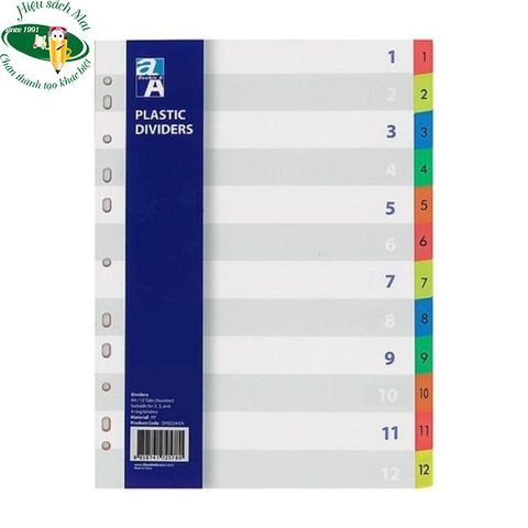 [DOUBLE A] Chia File nhựa A4 Double A DV00224 sản phẩm chính hãng