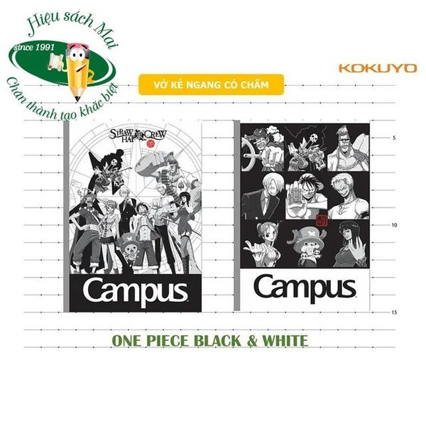 Vở kẻ ngang có chấm Campus ĐL70gsm