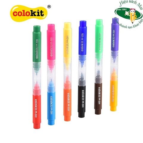 [THIÊN LONG] Bút dạ 2 đầu 12 màu Colokit FP-C01 (120) sản phẩm chính hãng