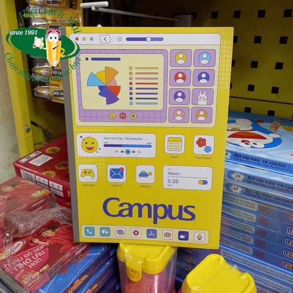Vở kẻ ngang Campus ĐL58-65gsm