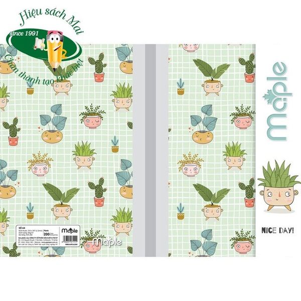 Sổ may gáy A4 Maple