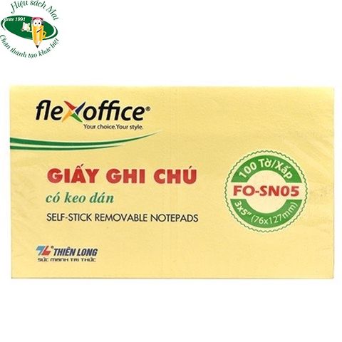 [THIÊN LONG] Giấy Nhớ 3x5 Flexoffice Sn05 Sản Phẩm Chính Hãng
