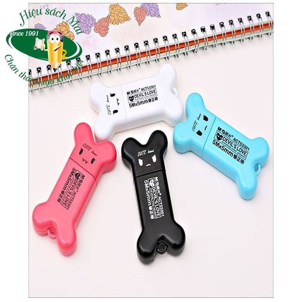 Xóa Kéo 5M Hình Xương Chó Trắng Đen Act53301 Có Tại Hiệu Sách Mai Hãng M&G