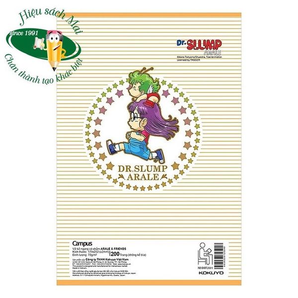 Vở kẻ ngang có chấm Campus ĐL70gsm