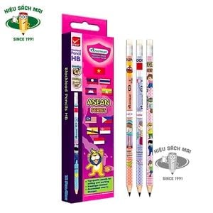 [ELEPHANT] Bút chì gỗ HB MasterArt Asean series (12/144/2880) sản phẩm chính hãng