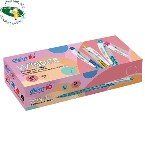 [THIÊN LONG] Bút Bi 0.5mm Điểm 10 Tp-06 (20/1200) Sản Phẩm Chính Hãng