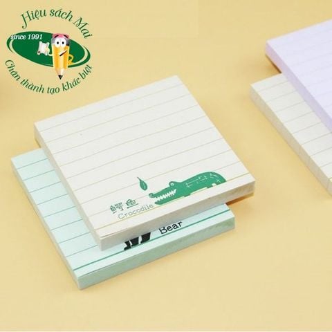 Giấy Nhớ 3X3 Nhiều Màu, Có Dòng Kẻ, In Hình M&G As33G136 Có Tại Hiệu Sách Mai Hãng M&G