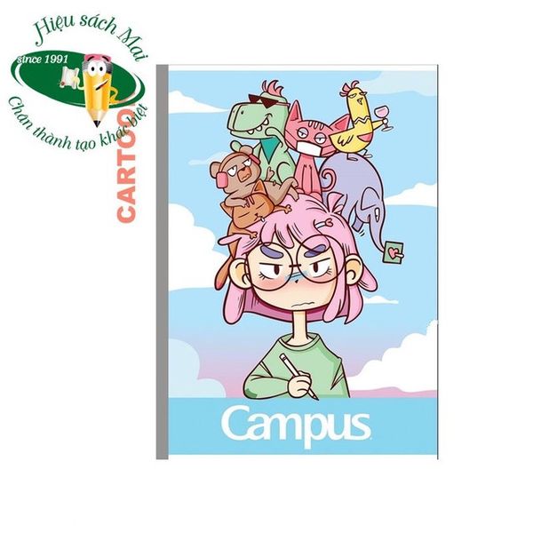 Vở kẻ ngang có chấm Campus ĐL58-65gsm