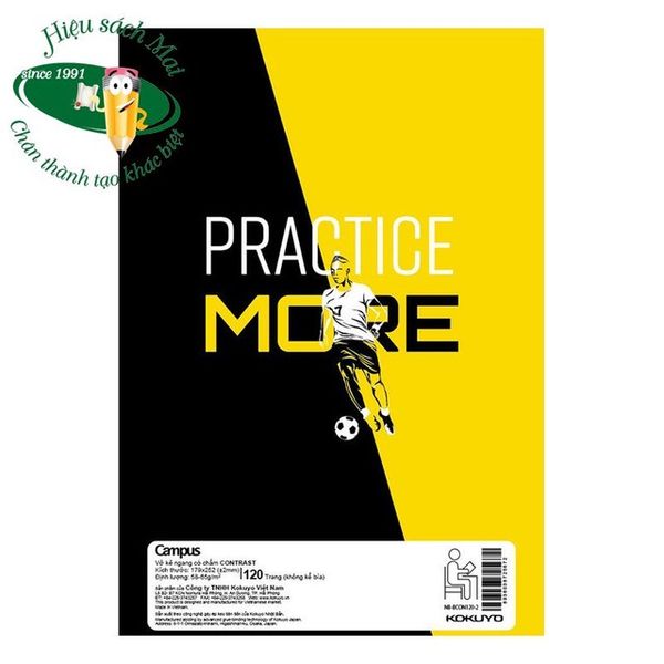 Vở kẻ ngang có chấm Campus ĐL58-65gsm