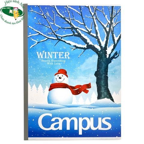 [CAMPUS] Vở kẻ ngang không chấm 120 trang Campus  sản phẩm chính hãng