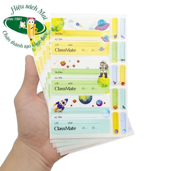 Nhãn vở Classmate