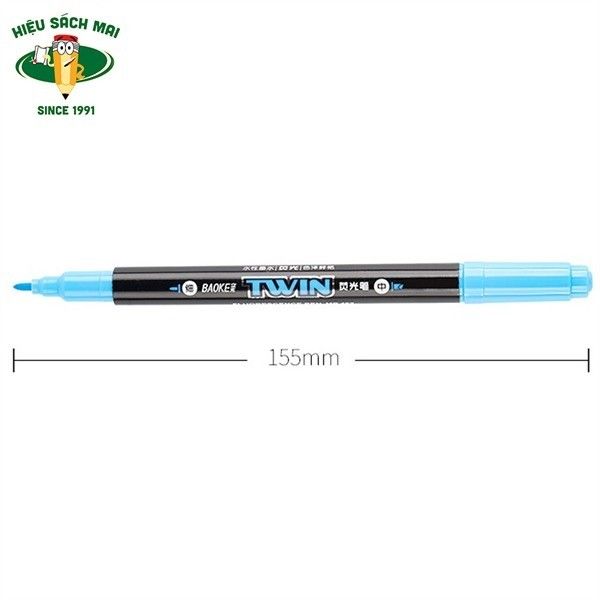 Bút nhớ dòng 2 đầu Baoke MP492 (12/144)