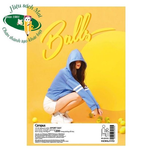 Vở kẻ ngang có chấm A4 Campus ĐL58-65gsm