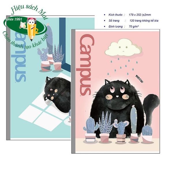 Vở kẻ ngang có chấm Campus ĐL70gsm