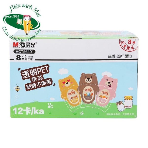 Xóa Kéo 8M Thân Hình Con Gấu Act56401 Có Tại Hiệu Sách Mai Hãng M&G
