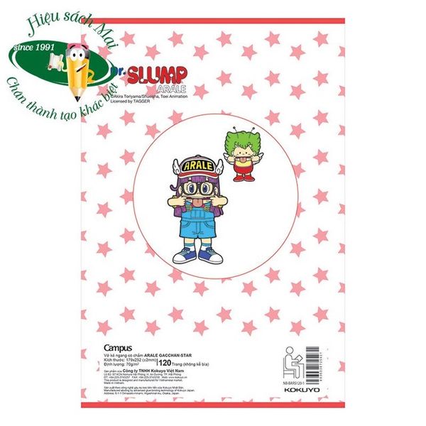 Vở kẻ ngang có chấm Campus ĐL70gsm