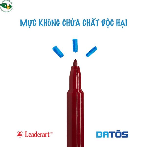 Bút Dạ Màu Rửa Được Leaderart Chính Hãng - Có Tại Hiệu Sách Mai