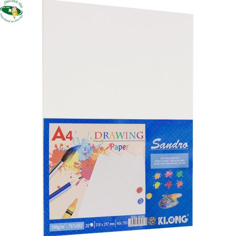 [KLONG] Giấy vẽ A4 Klong703 (160Q/ thùng) sản phẩm chính hãng