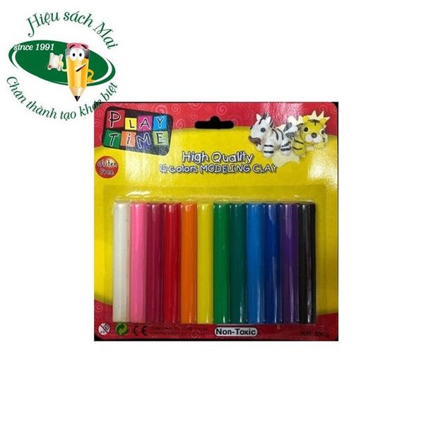 Vỉ đất nặn 12 màu 200g 002-12200 (96)