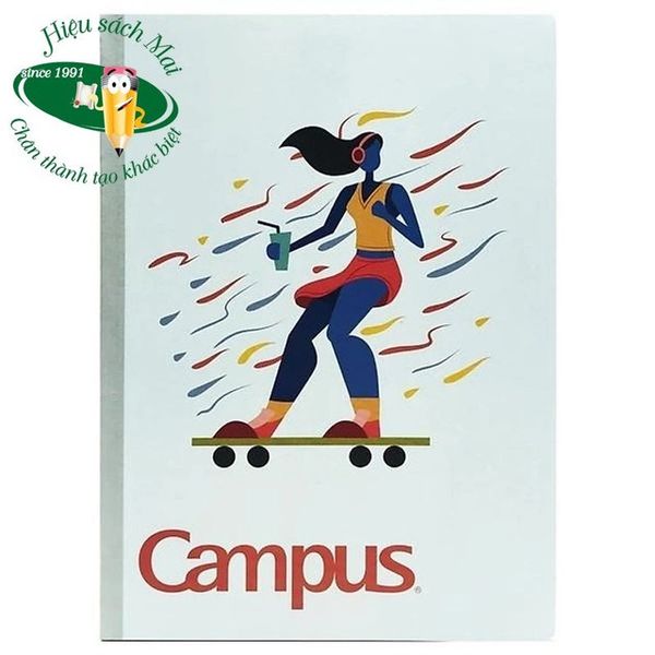 Vở kẻ ngang có chấm Campus ĐL70gsm