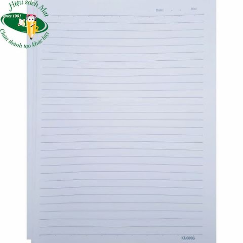[KLONG] Giấy tập B5 Klong231 72 trang không lề (200 tập/ thùng) sản phẩm chính hãng