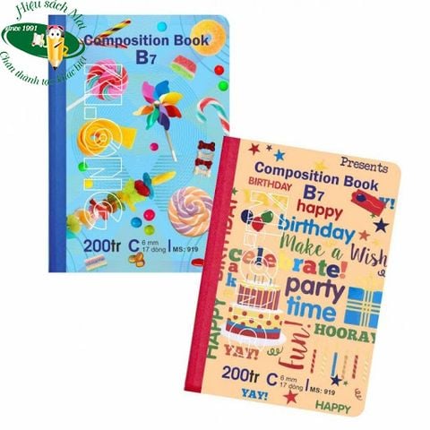 [KLONG] Sổ may B7 200 trang Klong919 (220Q/ thùng) sản phẩm chính hãng